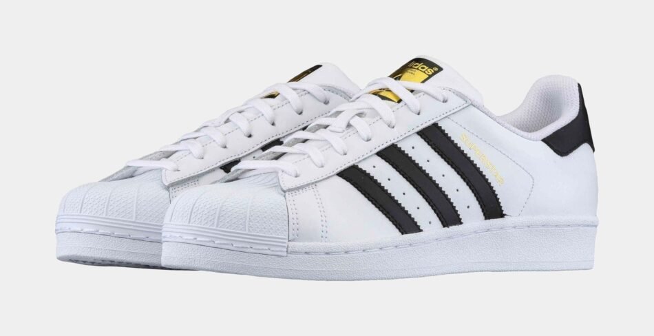 Superstar 2 Original Foundation Shell Toe Mens Lifestyle Shoe (White/Black) - Image 4