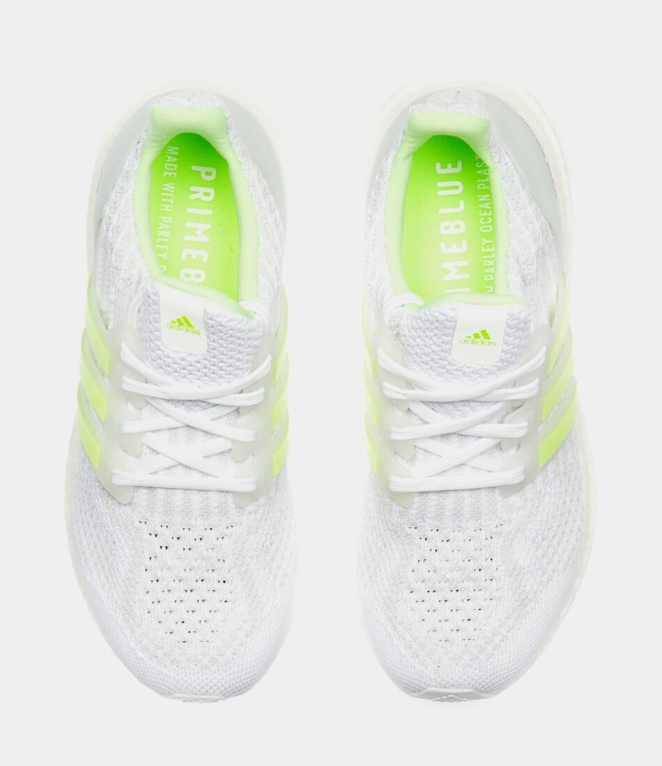 Ultraboost 5 DNA Womens Running Shoe (White/Signal Green) - Image 5