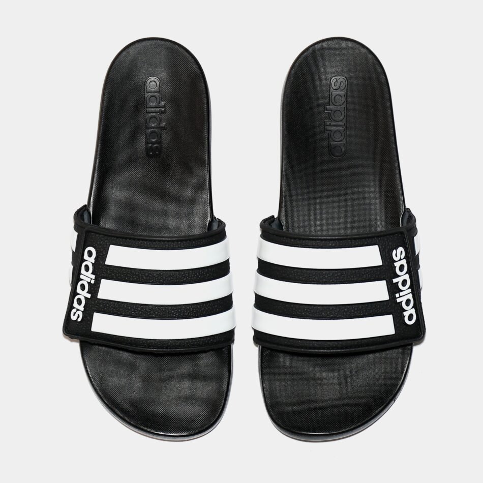 Adilette Comfort Adjustable Slides Mens Sandals (Black) - Image 5