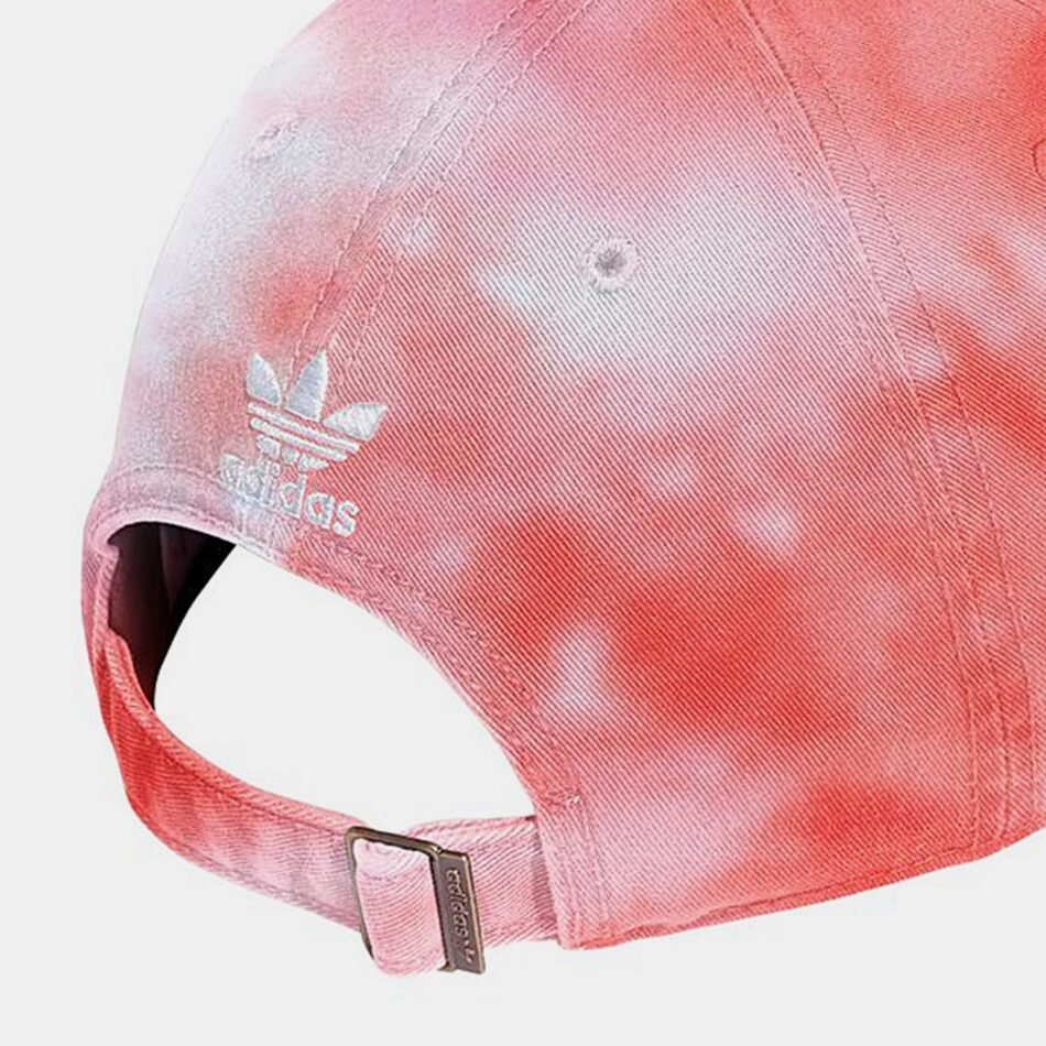 Originals Tie Dye Strap Back Hat Mens Hat (Bright Pink/White) - Image 2