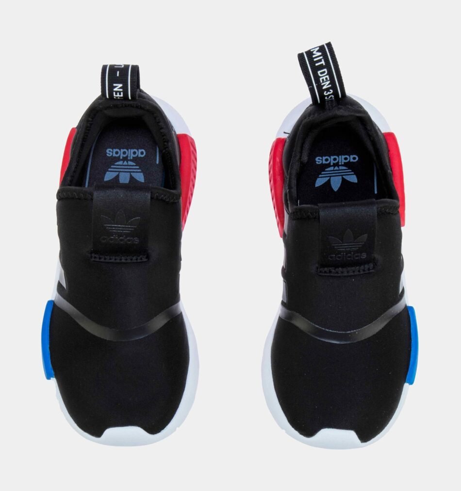 NMD 360 Preschool Running Shoes (Black) - Image 5