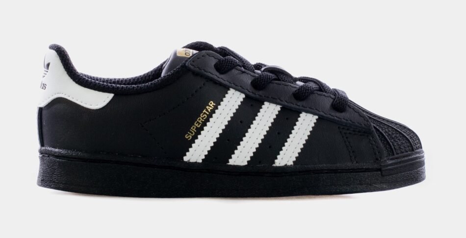 Superstar Infant Toddler Lifestyle Shoes (Black)