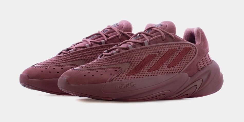 Ozelia Mens Lifestyle Shoes (Crimson Red/ Burgundy) - Image 4