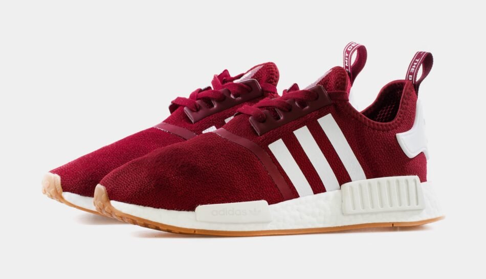 NMD_R1 Mens Running Shoe (Burgundy Red/White) - Image 4
