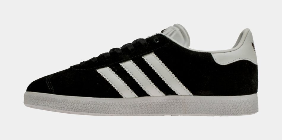 Originals Gazelle Low Mens Lifestyle Shoes (Black/White) - Image 2