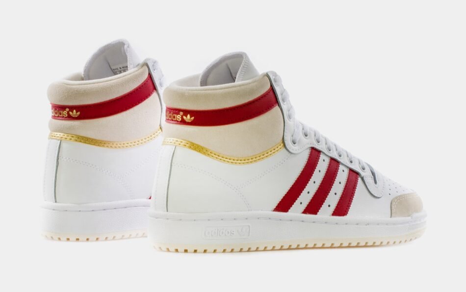 Top Ten Mens Basketball Shoes (Beige/Red) - Image 6