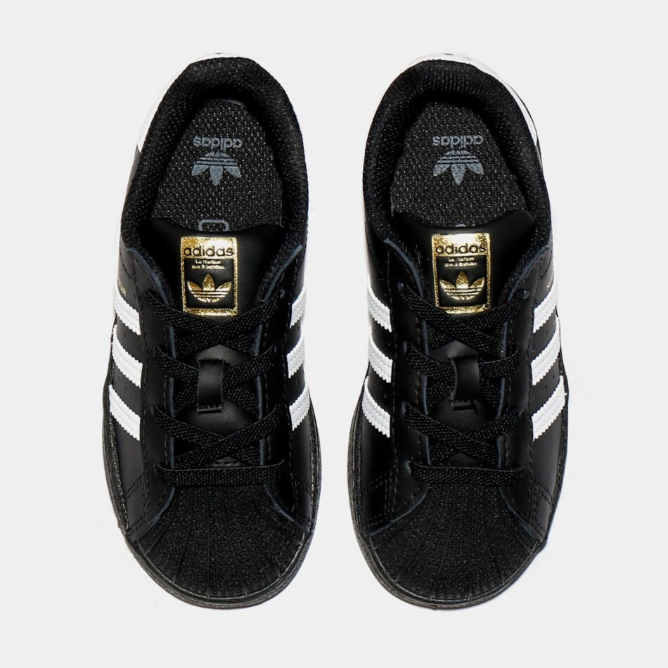 Superstar Infant Toddler Lifestyle Shoes (Black) - Image 5