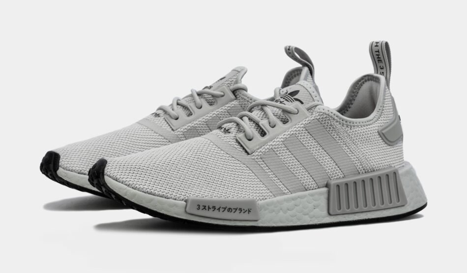 NMD R1 Mens Running Shoes (Grey) - Image 4