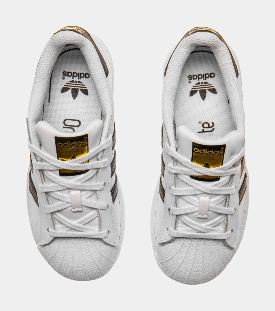 Superstar Preschool Lifestyle Shoes (White) - Image 5
