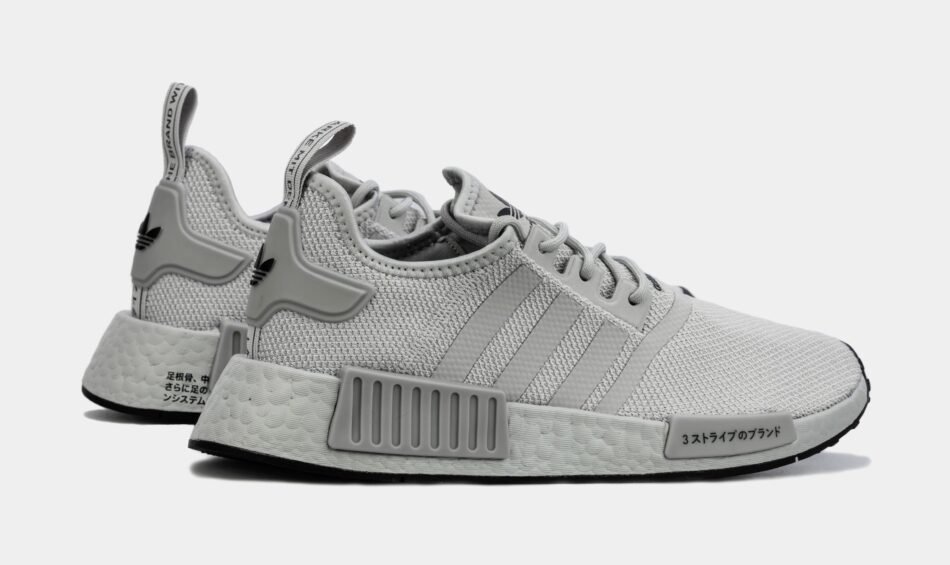NMD R1 Mens Running Shoes (Grey) - Image 6