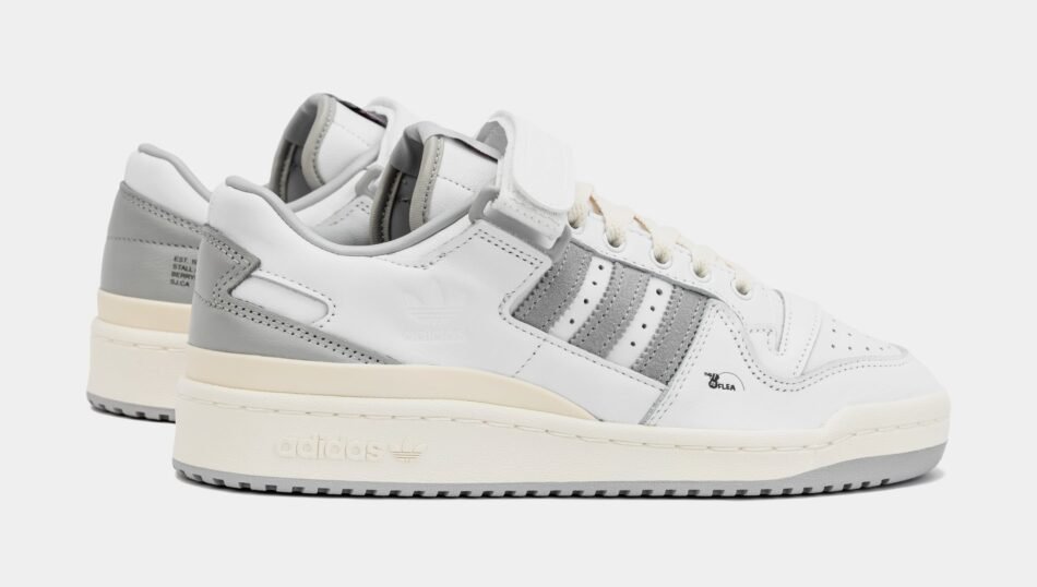 Shoe Palace Exclusive Forum 84 Low The Flea Mens Lifestyle Shoes (White/ Grey Two/ Core Black) - Image 6