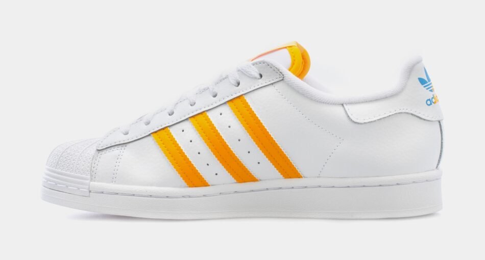 Superstar Mens Lifestyle Shoes (White/Yellow) - Image 2