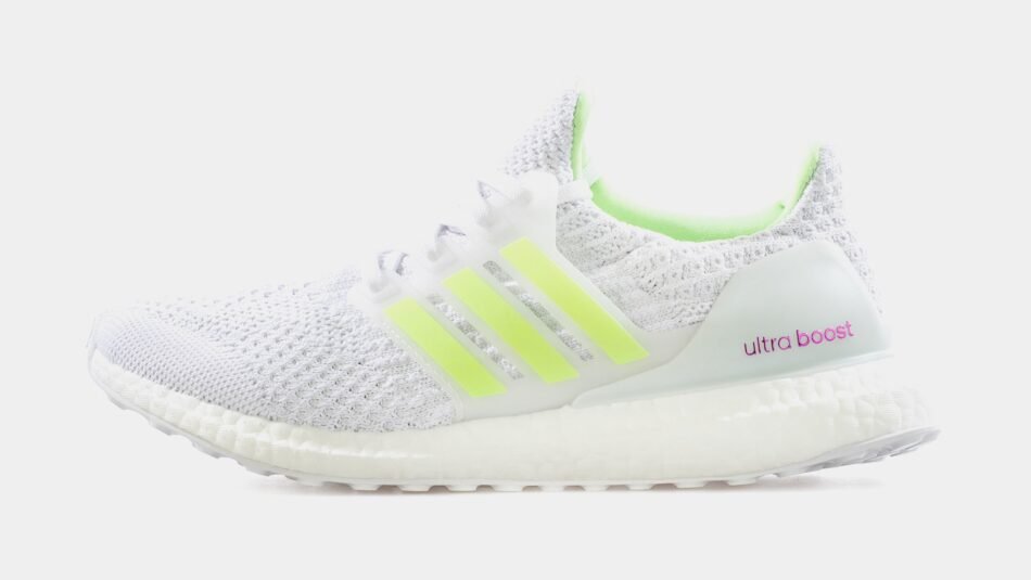 Ultraboost 5 DNA Womens Running Shoe (White/Signal Green) - Image 2