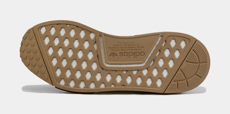 Shoe Palace Exclusive NMD R1 The Flea Mens Lifestyle Shoes (Cardboard/ Dark Brown/ Impact Orange) - Image 3