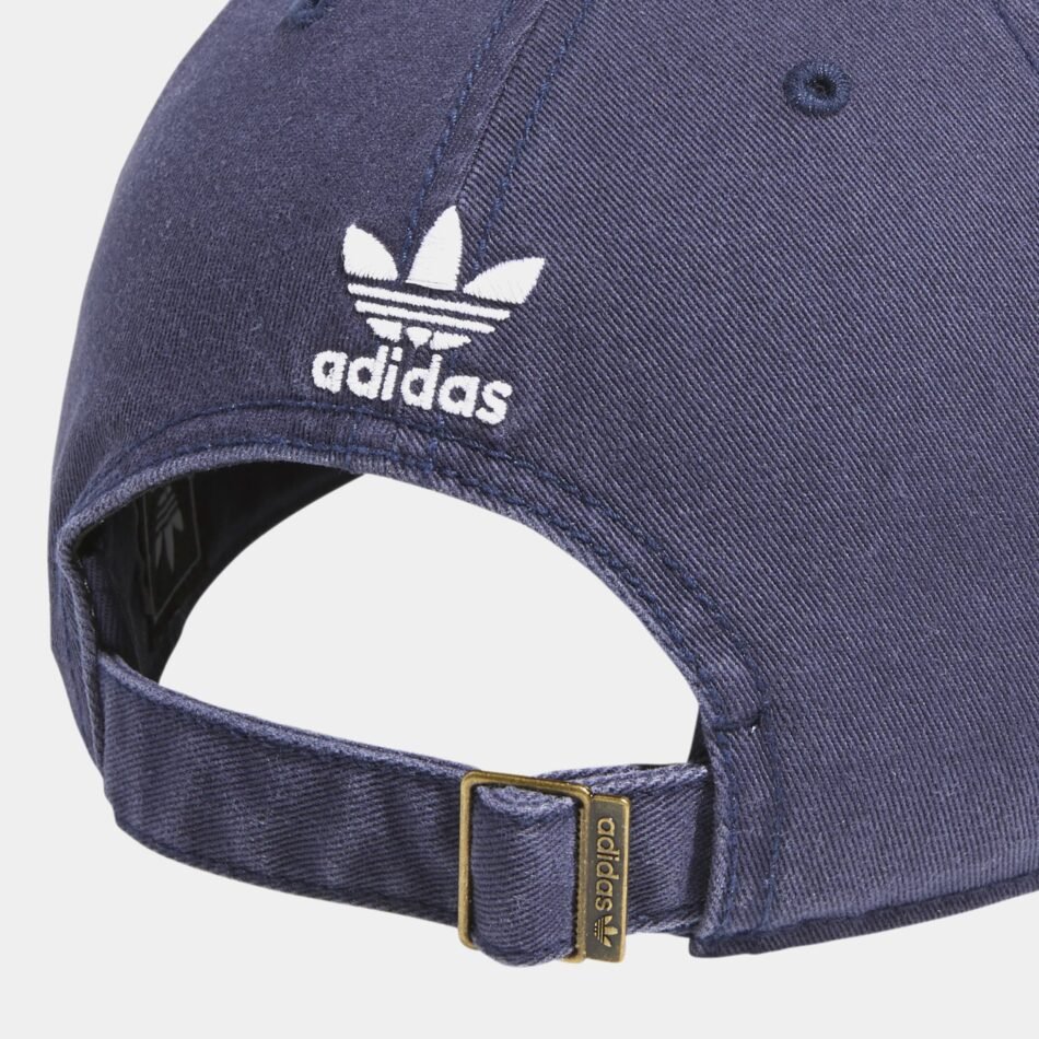 Relaxed Strap-Back Cap Mens Hat (Navy Blue) - Image 2