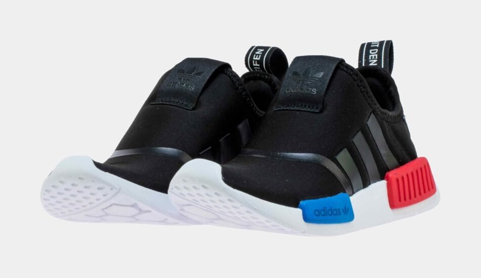 NMD 360 Preschool Running Shoes (Black) - Image 4