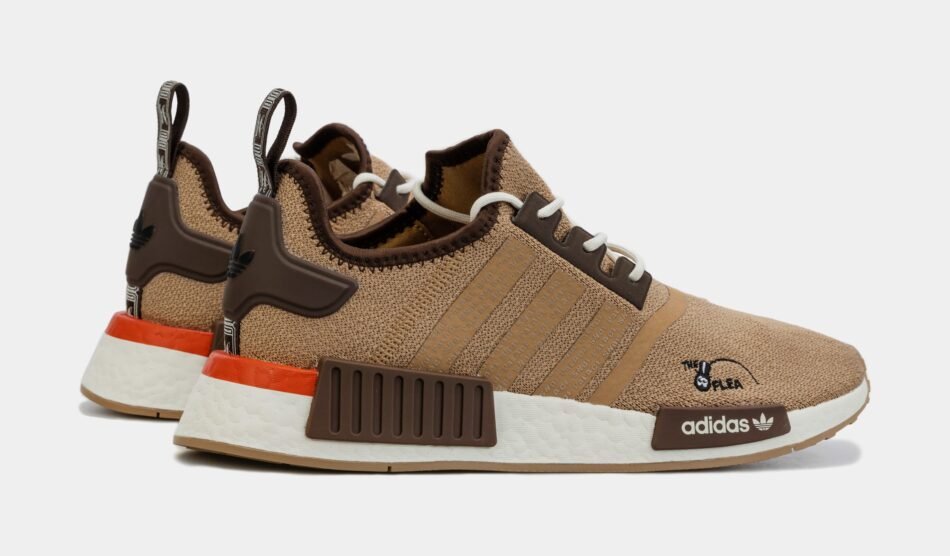 Shoe Palace Exclusive NMD R1 The Flea Mens Lifestyle Shoes (Cardboard/ Dark Brown/ Impact Orange) - Image 6