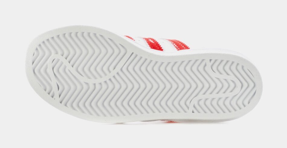 Superstar Preschool Lifestyle Shoe (White/Red) - Image 3