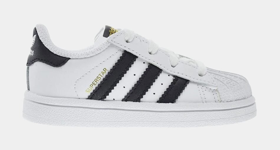 Superstar 2 Original Shell Toe Infant Toddler Lifestyle Shoes (White/Black)