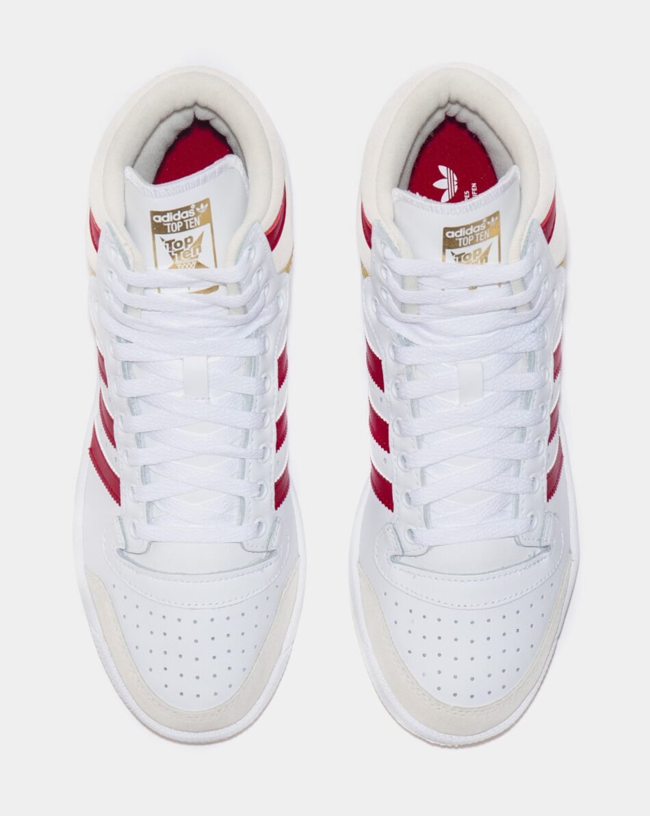 Top Ten Mens Basketball Shoes (Beige/Red) - Image 5