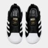 Superstar 360 Infant Toddler Lifestyle Shoes (Black/White) - Image 5