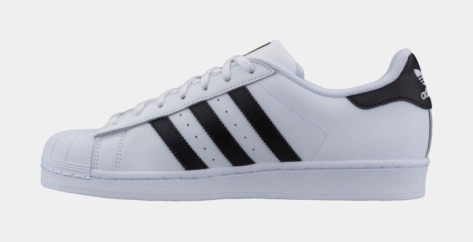Superstar 2 Original Foundation Shell Toe Mens Lifestyle Shoe (White/Black) - Image 2