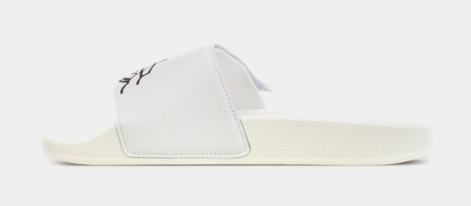 Jeremy Scott Monogram Adilette Wings Slides Mens Sandals (White) - Image 2