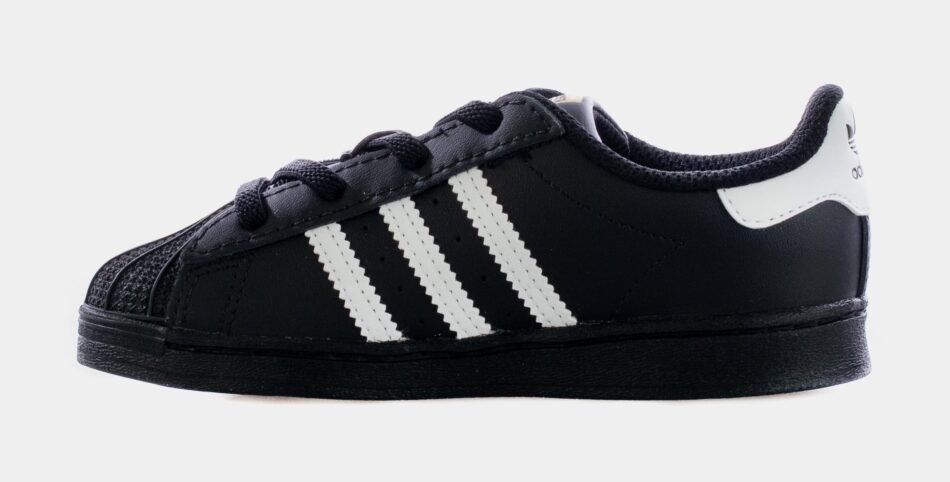 Superstar Infant Toddler Lifestyle Shoes (Black) - Image 2