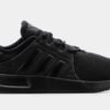 X PLR Grade School Running Shoe (Black/Black)