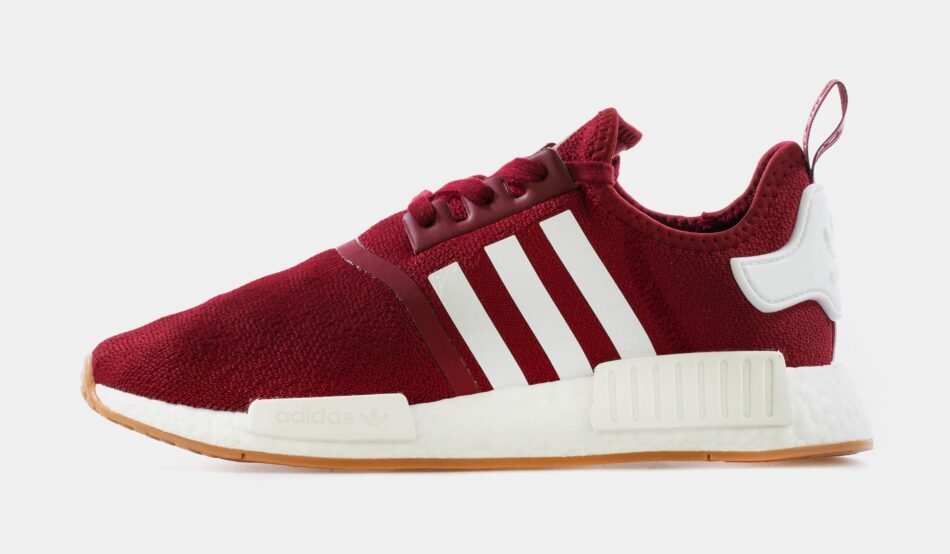 NMD_R1 Mens Running Shoe (Burgundy Red/White) - Image 2