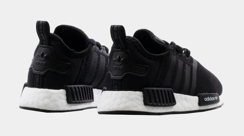 NMD R1 Infant Toddler Running Shoe (Black) - Image 6