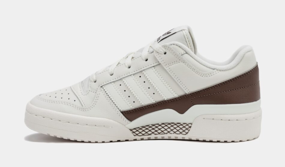 Shoe Palace Exclusive Forum Low CL Mens Lifestyle Shoes (White/Brown) - Image 2